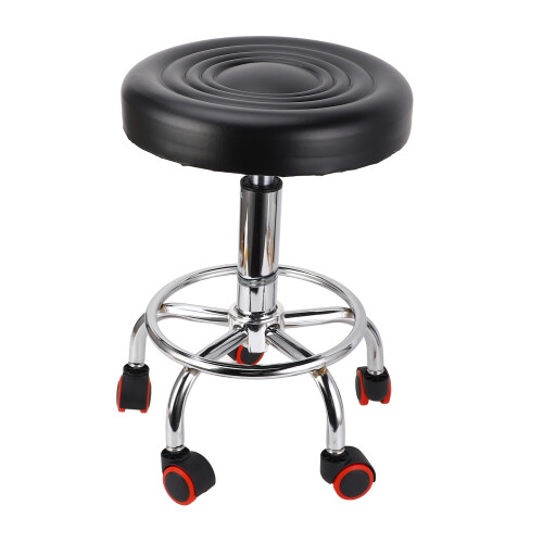 Height Adjustable Salon Rolling Swivel Stool 2
