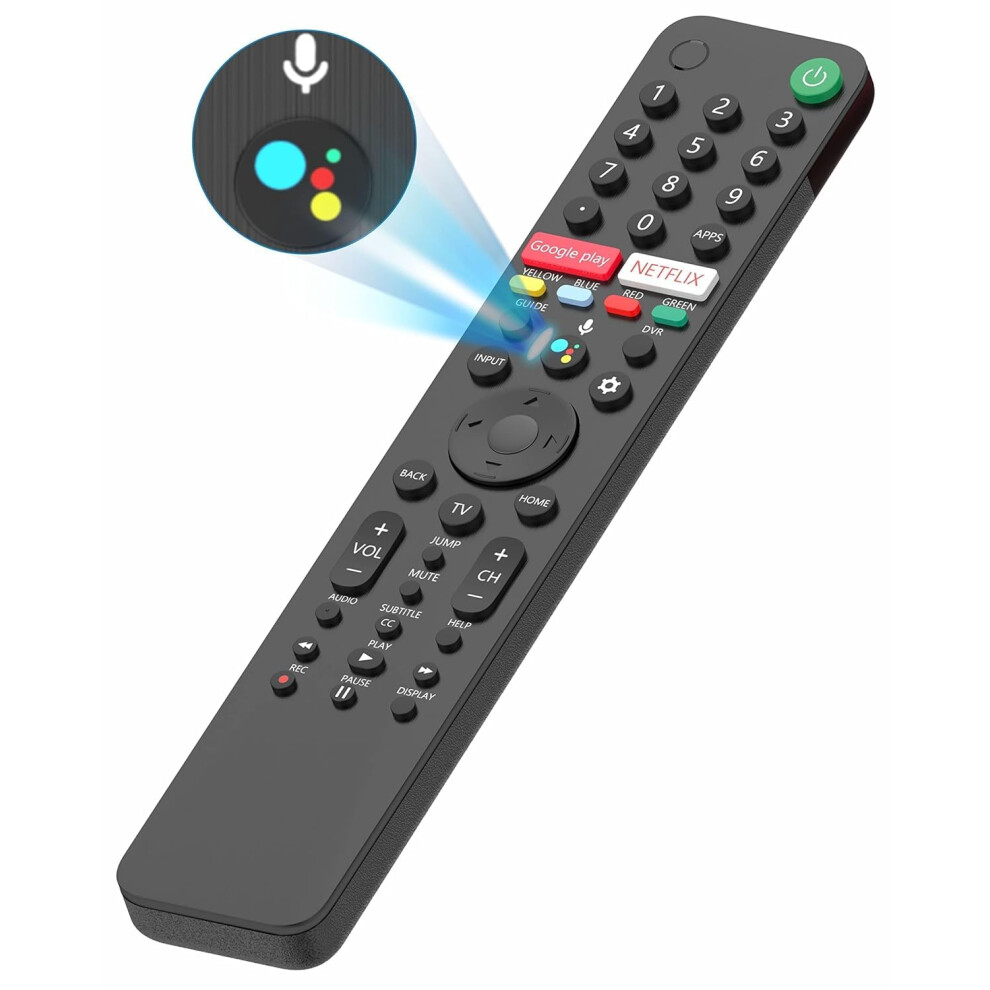 Universal Tv Remote For Sony Tvs - Rmf-Tx500u Smart Remote For Sony Lcd Led Bravia Xr 4K 8K Hdr With Google Compatibility 6038364514813