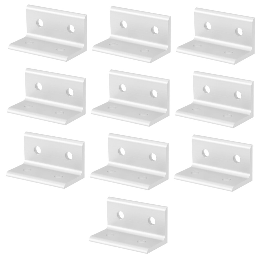 10Pcs Aluminum Profile L Bracket Connector 3060 Vertical Angle Fasteners Inside Corner Brackets For Extrusion Assembly 6447073888120