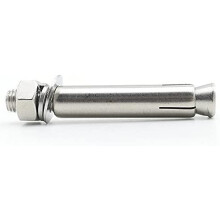 Expansion Screw Bolts M12x110, 304 Stainless Steel Anchor Bolt Hooks, Hex Bolt Sleeve for Concrete, M6 M8 M10 M12 (4 Pcs)
