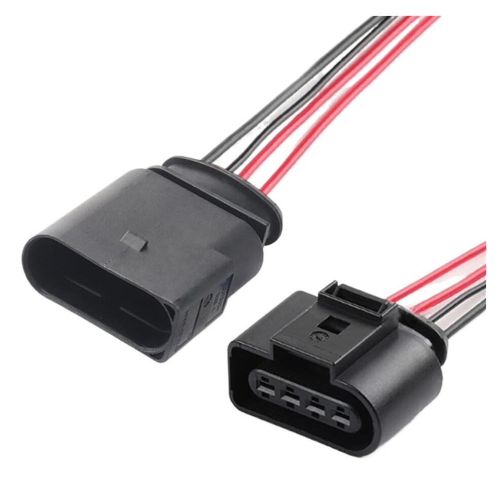 4 Pin Automotive Wiring Harness Housing Ignition Coil Plug Compatible With Audi Vw 8K0973724 1J0973824 F M With Line 6038364515421