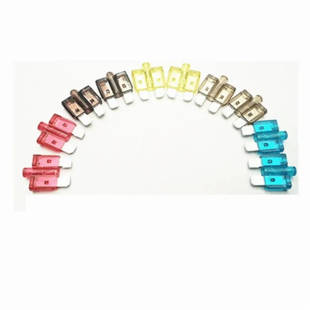 Medium Type Automotive Fuse With Indicator 4A 5A 7.5A 10A 15A 20A 30A 40A - 10Pcs Fusing Indication Light 6947110399188