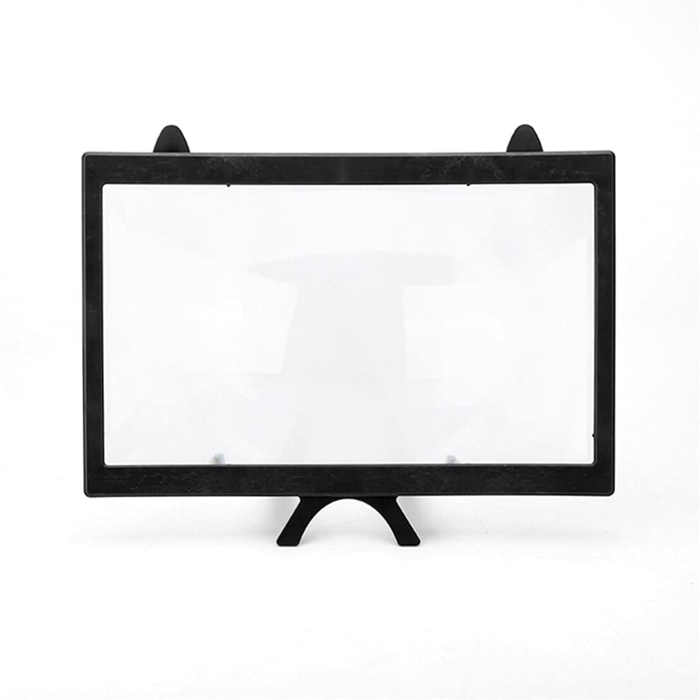 Universal Mobile Phone Screen Magnifier 3D Enlarger with Adjustable Stand for All Smartphones, Desktop Holder, Projector Bracket