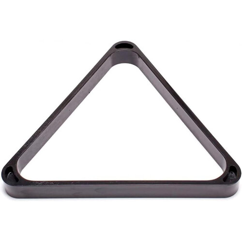Triangle Ball Rack - Durable Black Plastic Pool Table Triangle, Drop Resistant, Fits Standard Size Balls 1