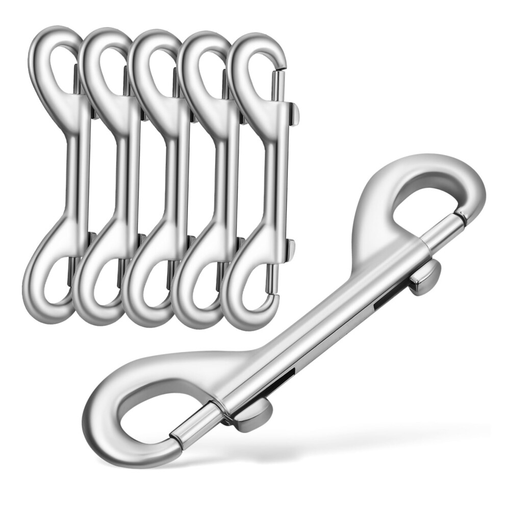 6Pcs Heavy Duty Double Ended Bolt Snap Hooks For Dog Leashes, Key Holders, Crafts, Secure Attachments And Connections 6947110399430