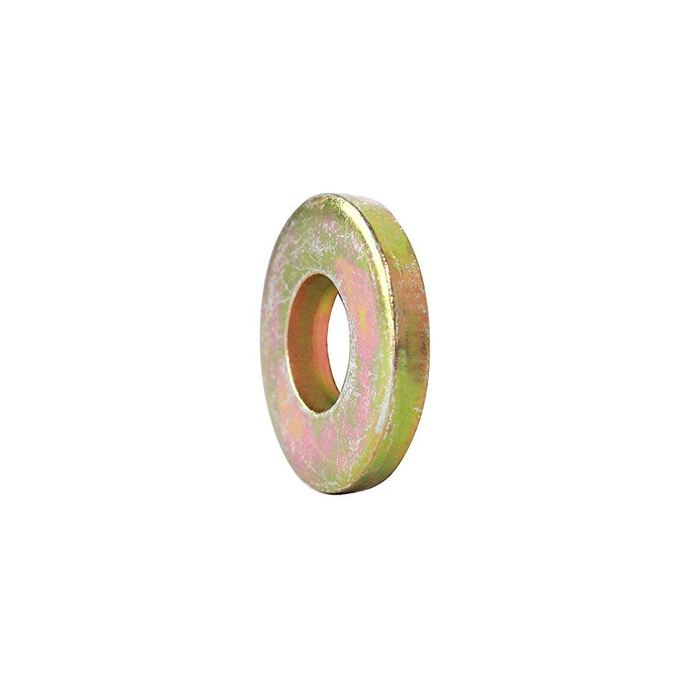 M16X40 Flat Washer - 10pcs Extra Thick Yellow Zinc Plated Metric DIN 7349 WC16X40YLW for General Purpose Use-image-OPC-PJXFYR9-NEW