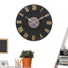 Outdoor Clock for Patio Waterproof Rustic Wall Clock Battery Operated Modern Home Decor Timer for Garden and Deck