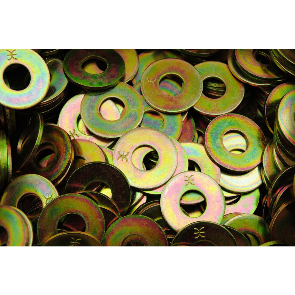 Hardened 3/4 USS Flat Washers Grade 8 Yellow Zinc Plated Thru-Hard Heavy Duty Washers for Industrial Use-image-OPC-PJXFZKC-NEW