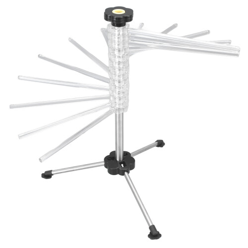 Manual Rotation Pasta Drying Rack Stainless Steel 2