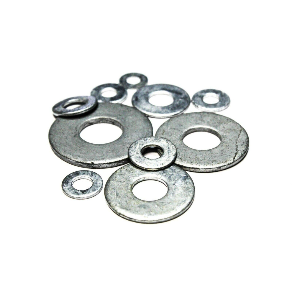 3/4" SAE Flat Washers (10lbs) - Hot Dip Galvanized 222 Pcs for Screws, Heavy Duty, Corrosion Resistant, B2B Supply-image-OPC-PJXG2D7-NEW