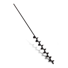 32" x 2" Extended Length Garden Auger Drill Bit for Planting Bulbs and Bedding Plants, 100% Solid Barrel, 3/8" Hex Drive Compatible