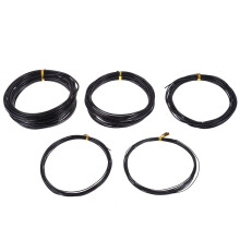 Bonsai Wire 50M Black Anodized Aluminum Training Wire Set, 5 Sizes 1.0mm to 3.0mm for Plant Shaping and Styling