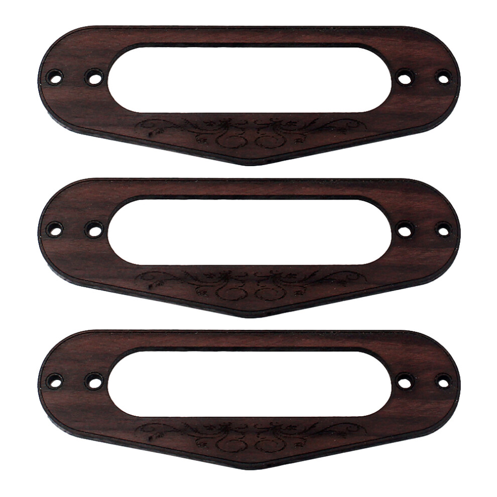 3 Stuks Pickup Ring Humbucker Ring Montagering Gitaar Bamboe-image