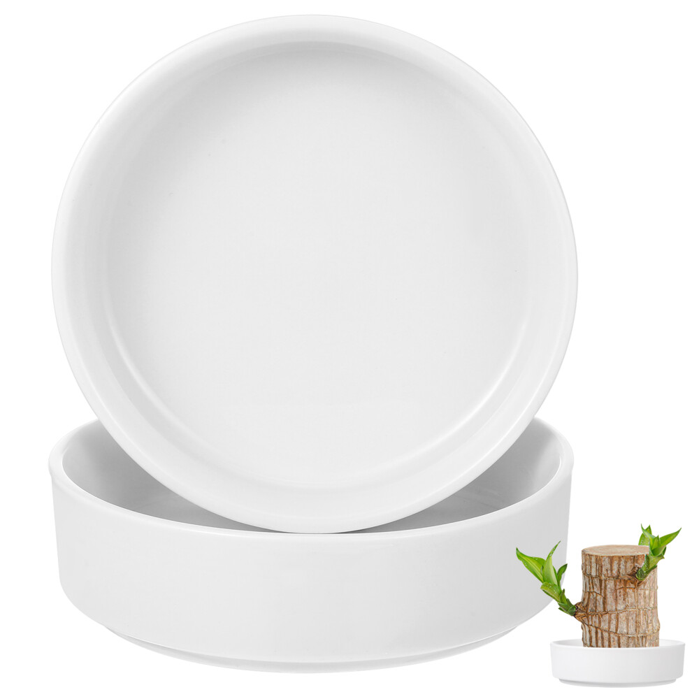 2 Keramische Plant Schotel Voor Sappige Planter-image