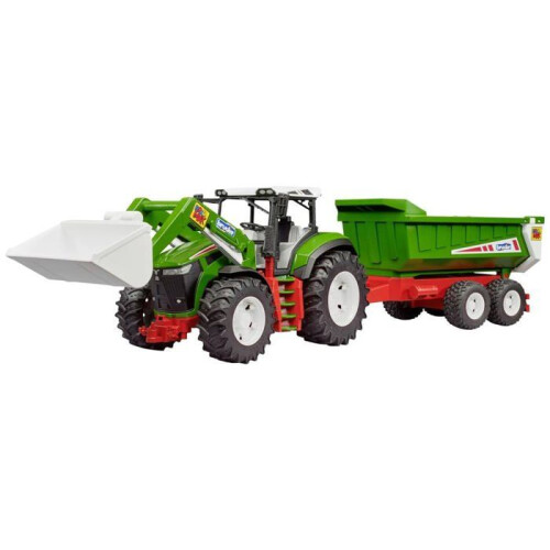 Bruder Bruder 1:16 ROADMAX Tractor with frontloader + tipping trailer – Construction Loader Model