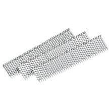 14 Gauge Brad Nails 1000 Pcs, 5/8 Inch Galvanized Carbon Steel Finishing Nails for Woodworking, Silver Blue