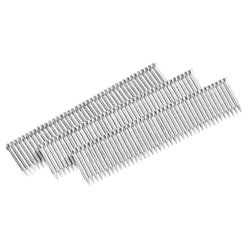 14 Gauge Brad Nails 1000 Pcs, 5/8 Inch Galvanized Carbon Steel Finishing Nails For Woodworking, Silver Blue 6038364517586