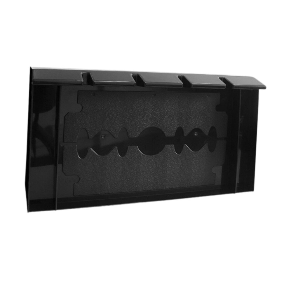 Clipper Storage Organizer for Barbers with Shear Notches - PC Material Hairdressing Tool Box 15.43x8.86x1.57 Inch