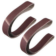 48 Inch Sanding Belt 60 Grit for Belt Sander - 10 Pack, Compatible with Various Models, Durable Material