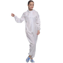 ESD Anti-Static Coverall with Hood, Lightweight Lab Jumpsuit, Dust-Free Workwear for Cleanrooms, Size M-XXL