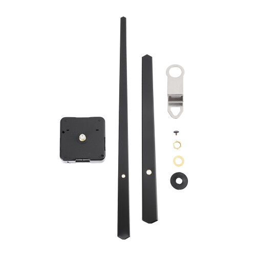 1Set High Torque Black Clock Movement Replacement with Long Shaft