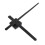 1Set High Torque Black Clock Movement Replacement with Long Shaft 5