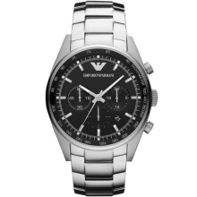 Emporio Armani AR5980 Kronograf med svart urskive - herreklokke