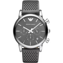 Emporio Armani AR1735 Grå Luigi Kronograf Herreklokke (Kopi)