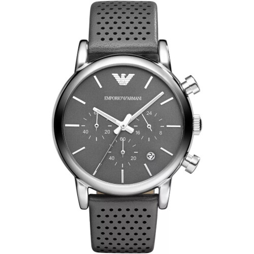 Armani Emporio Armani AR1735 Γκρι Luigi Chronograph Ανδρικό ρολόι (αντίγραφο)