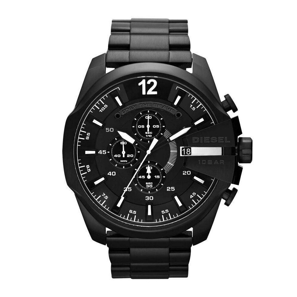 Diesel Dz4283 Mega Chief Chronograph Dial Men's Watch Black