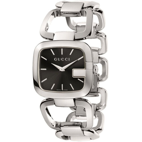 GUCCI Gucci YA125407 G Sort urskive dameur