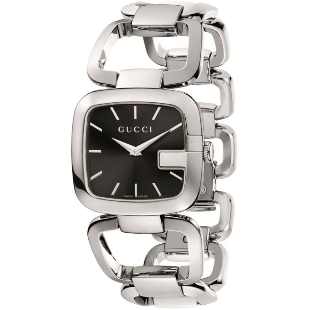Gucci Ya125407 G Dial Ladies Watch Black