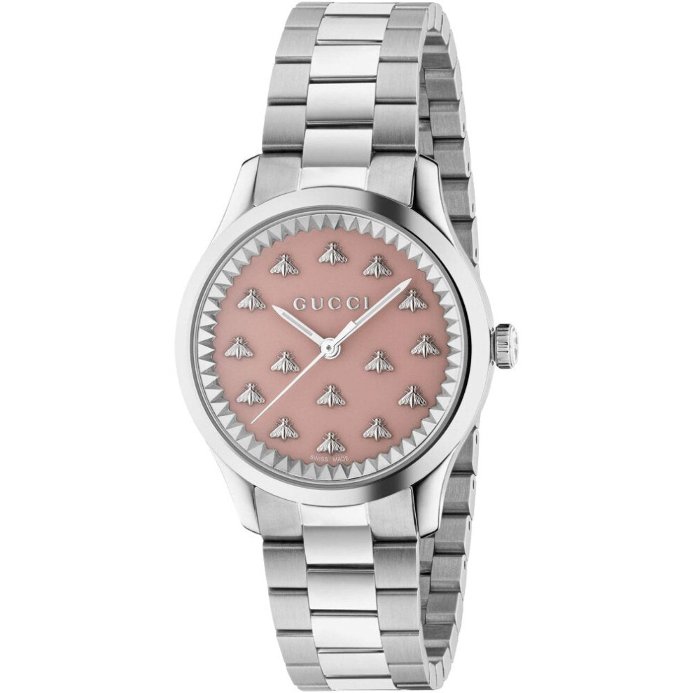 Gucci Ya1265033 G-Timeless Dial Ladies Watch Pink