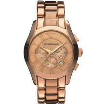 Emporio Armani AR0365 Roségold Chronograph Herrenuhr