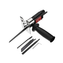 Reciprocating Saw Jig Attachment for Electric Drill, Metal Cutting Tool Parts, Compatible with Various Drill Models
