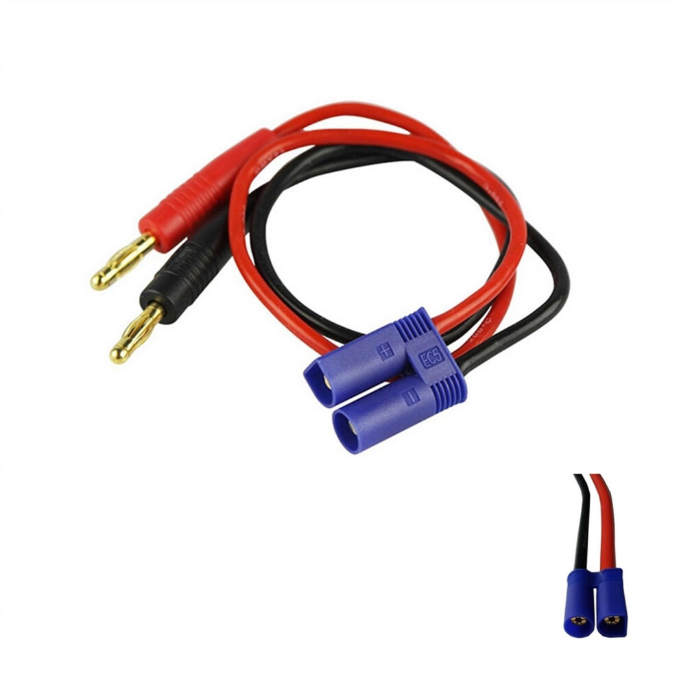 Ec5 To 4.0Mm Banana Bullet Connector 30Cm With 14Awg Silicone Wire For Rc Battery Compatibility 6447073893018