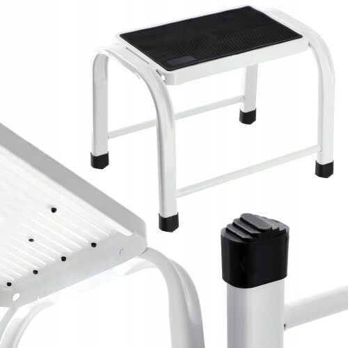 KADAX Hocker Plattform Treppe Metall Massiv 150 kg