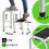 KADAX Hocker Plattform Treppe Massive Metallleiter mit Stufe 150 kg 3