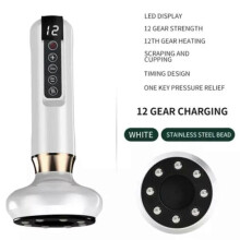 (White) 50% Off-Varially Anti Cellulite Massager, Bluile Cellulite Massager For Belly Waist Arms