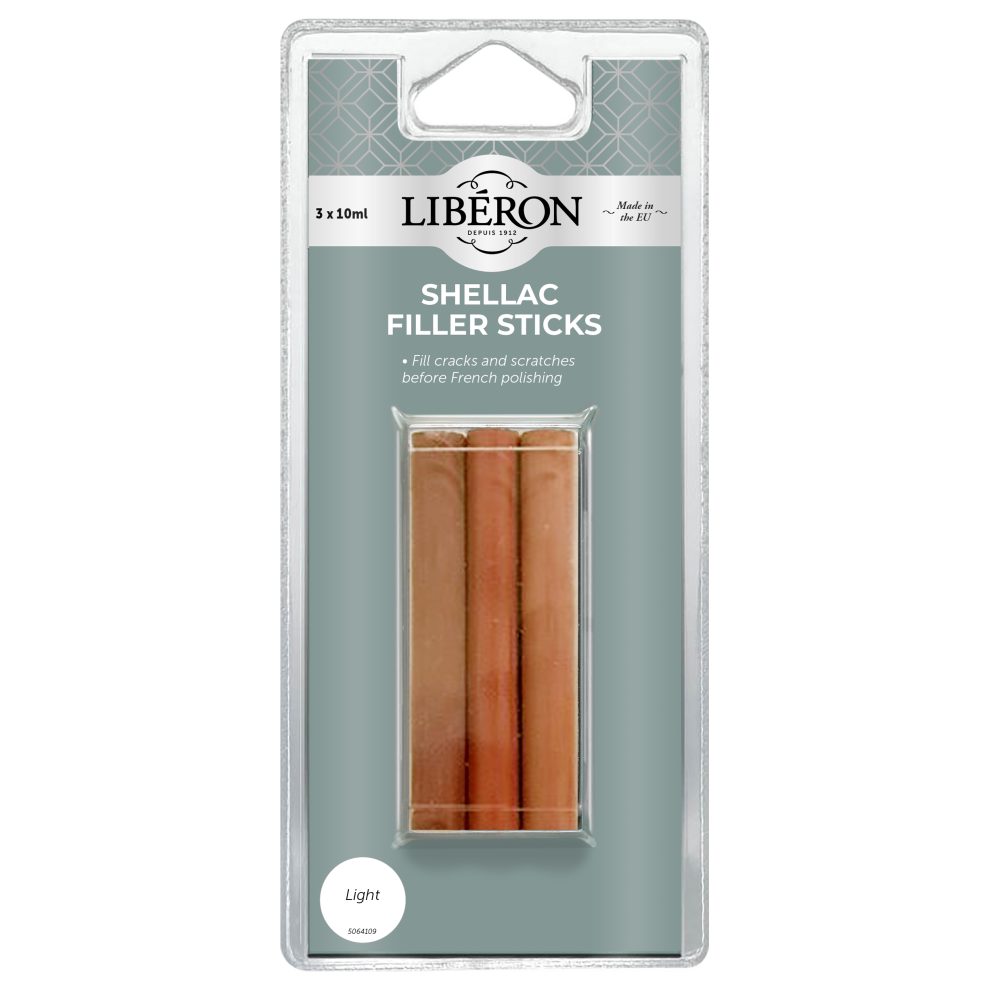 Liberon 014270 Shellac Fill Stick Light X 3 5022640008487
