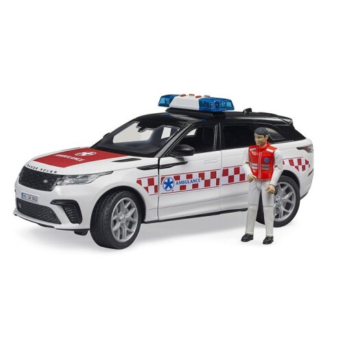 Bruder Range Rover Velar Medical Emergency Vehicle with Driver