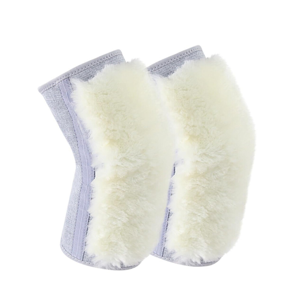Cashmere Knee Braces 2 Pack for Men and Women, Comfortable Knee Sleeves for Joint Support and Warmth