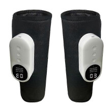 (black) Leg Massager, Zurafit Heated Leg Massager for Circulation and Pain Relief