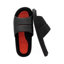 (40 to 41, black) Massage Slippers for Men, Acupressure Reflexology Massage Slippers Sandals