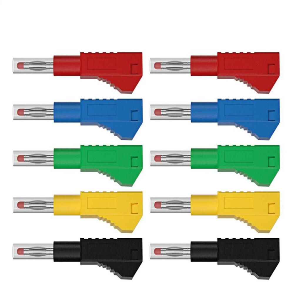 4Mm Banana Wire Solder Connector Assembly Retractable Stackable Electrical Test Tool Green Color Specifications 6482260905303