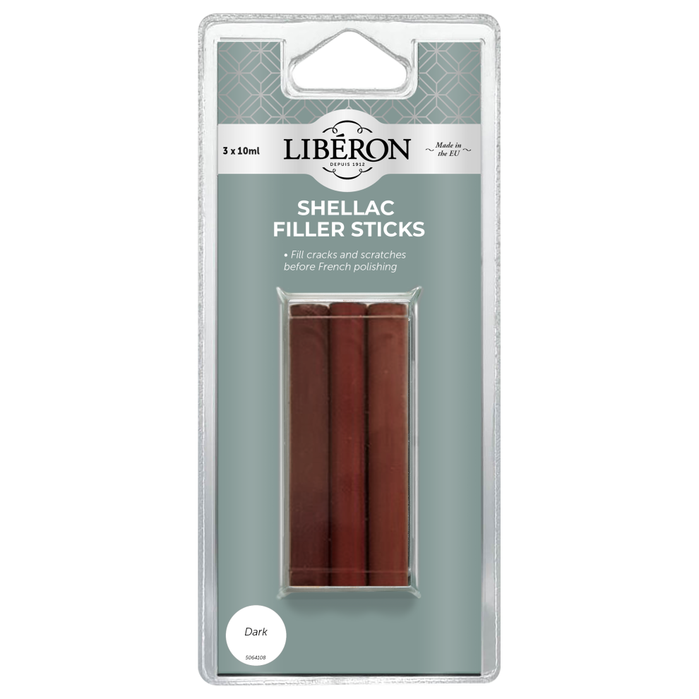 Liberon 014272 Shellac Fill Stick Dark X 3 5022640008500