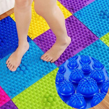 (purple) 1pc Foot Massage Thicken Mat Promote Blood Circulation Board Feet Finger Press Care Plantar Acupuncture Therapy Toe Pressure Pad