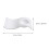 2Pcs Ceramic Egg Cups White Wave Design Egg Holders for Home 2