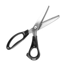 Decorative Pinking Shears for Fabric - 5mm Round and Triangular Edge Scissors for Clean Fabric Edging