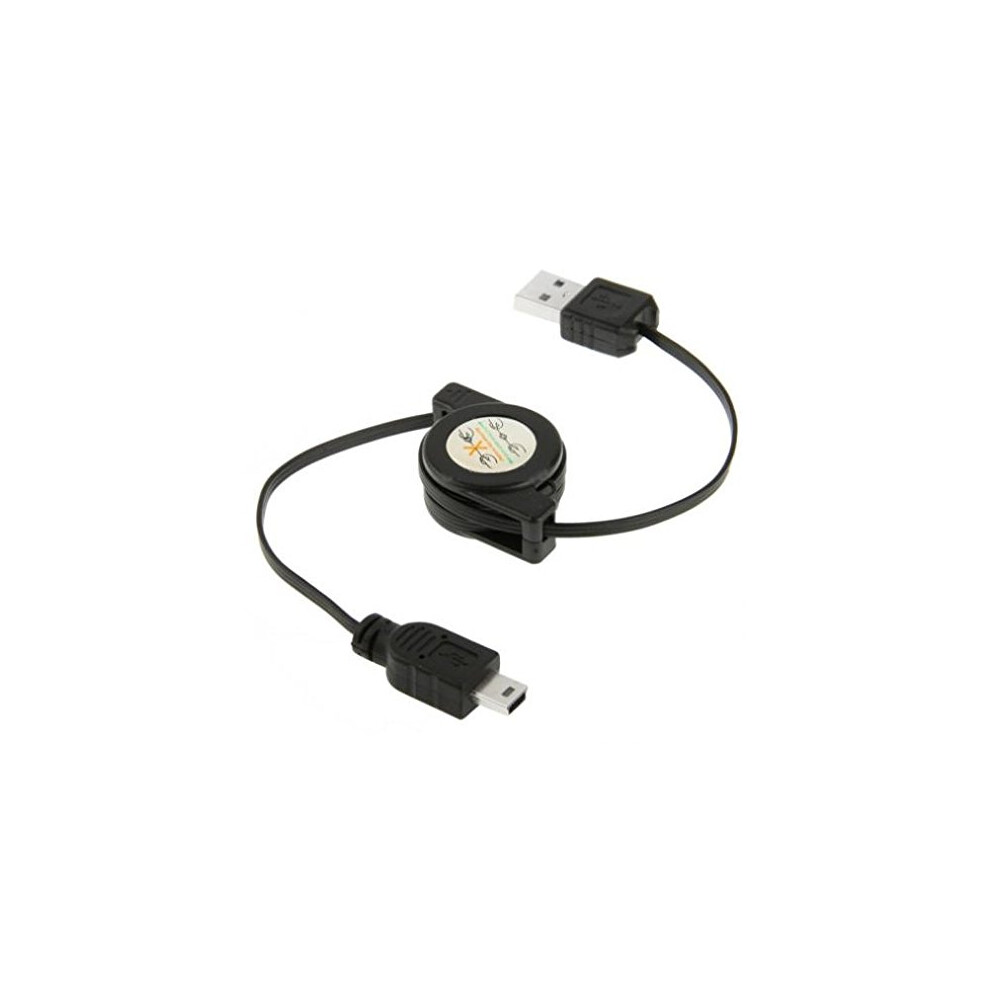 Retractable Usb Cable Charger Data Sync Cord For T-Mobile Sharp Sidekick Lx 2009, Slide, Mytouch 3G, Snap Dash 3G 6447073894343